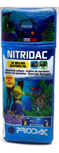 Nitridac 250ml. Bacteria Para Acuario Prodac