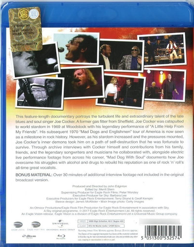 Joe Cocker Mad Dog With Soul Blu-ray