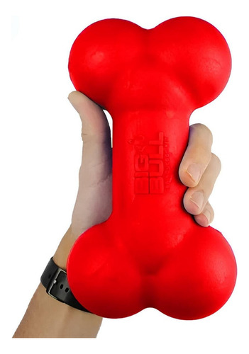 Brinquedo Cachorro Grande Porte Pet Osso Anti Stress Cães G Cor Vermelho