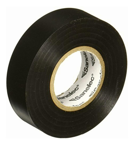 Sanalec 5708 Cinta De Aislar, Negra, 18 Mm X 18m