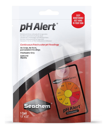 Seachem Ph Alert  Monitor De Ph Para Aquários Original