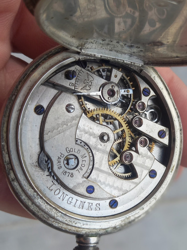 E- Reloj Longines Bolsillo Sellado 0,800 Sano, Falta Service (Usado)