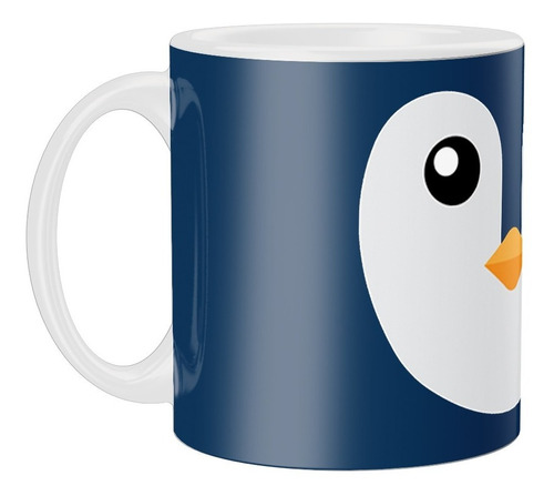 Caneca Personalizada Pinguim - Animais - Cerâmica - 325ml