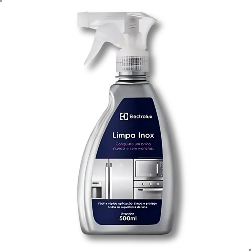 Limpa Inox Líquido Para Fogões, Geladeiras, Micro-ondas Inox