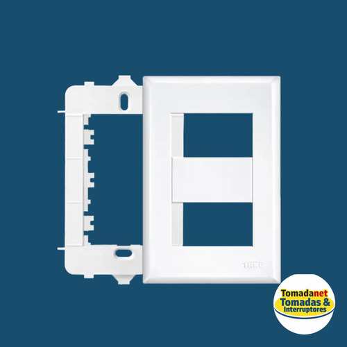 Interruptor Simples + Tomada 10a Com Placa 4x2 Fame Evidence