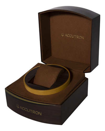 Reloj Bulova Accutron Legacy 505 2sw6a001 Color De La Correa Negro Color Del Bisel Plateado Color Del Fondo Plateado