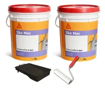 Comprar Pintura Latex Pared Interior Sika Sikamax Blanco Mate 18+18l