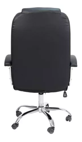 Imagem 4 de 5 de Cadeira de escritório Mobly Finland presidente ergonômica preta com estofado de poliuretano