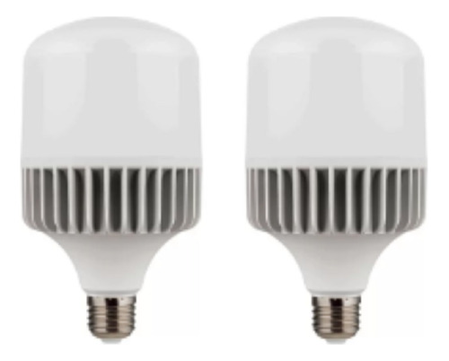 Pack X 2 Lampara Led Galponera Alta Potencia 100w Luz Dia