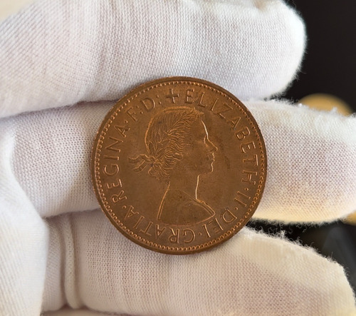 Moeda Oficial Inglaterra One Penny (anos Variados)