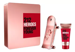 Perfume Mujer Carolina Herrera 212 Heroes Edp 80ml Set