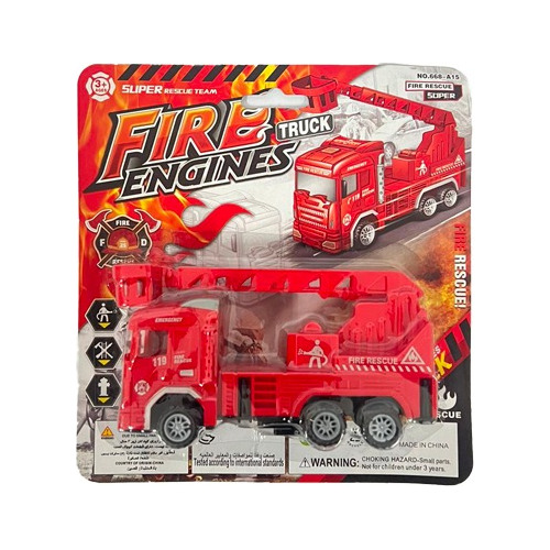 Camion De Bomberos De Juguete - Mediano Para Niños