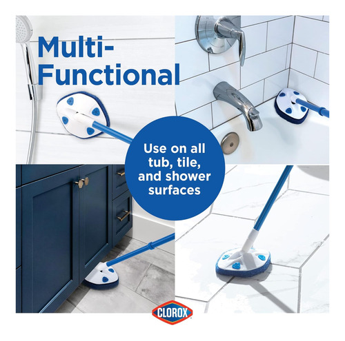 Clorox, Extendable Pole Tub Tile Scrubber Cepillo Extensible