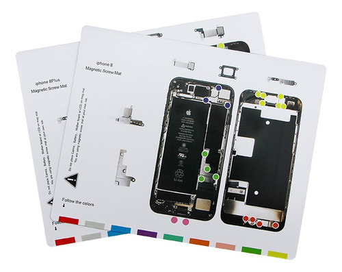 Plancha Magnetica iPhone 5 Tornillos Tecnico Celulares