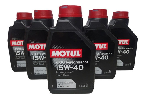 Aceite Semi Sintético 15w40 Motul 2100 Performance Api Sn 1l