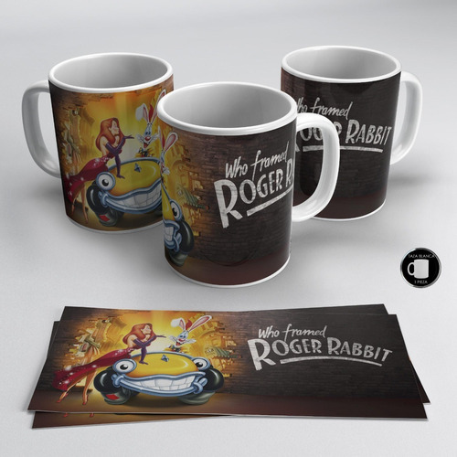 Taza Blanca 11 Oz / Roger Rabbit , M01 (1 Pz)