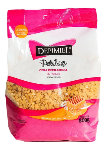 Depimiel Cera Depilatoria Perlas Natural Con Miel 800gr