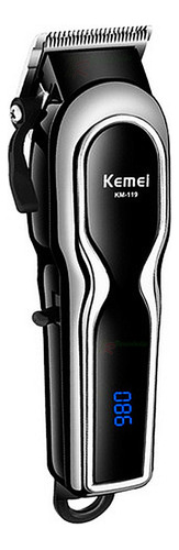 Cortador de cabelo Kemei KM-119  prata 110V/220V