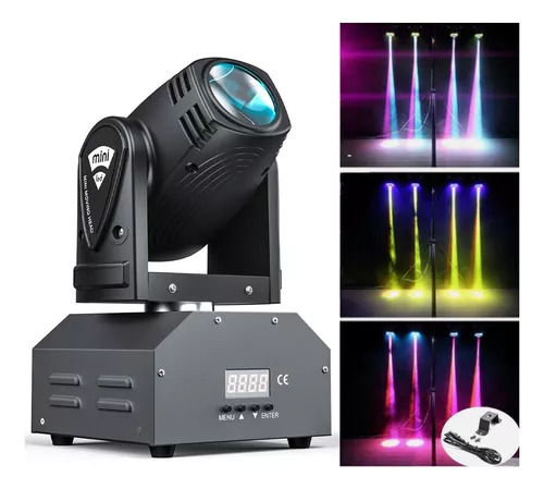 Luz De Escenario Rgbw De Haz Pequeño 4 En 1 Cabeza Robotica