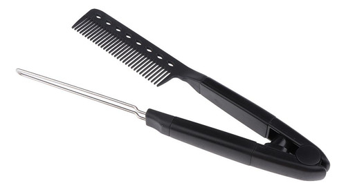 Plegable De Cabellero Cepillo De Cabello Masajeador Negro