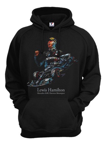 Sudadera Lewis Hamilton, Con Capucha Y Cangurera Unisex