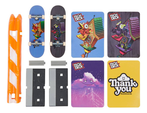 Tech Deck Versus 2 Skates Y Accesorios - Thank You Color Multicolor