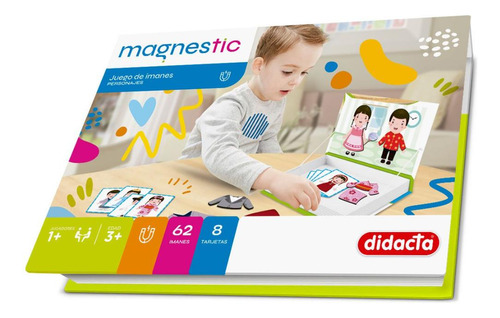 Magnestic Didacta Personajes Con 62 Imanes Y 8 Tarjetas Loi