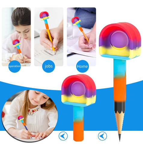 Imagem 6 de 7 de Fidget Toys Vent Ball Dedo Bolha Música Chaveiro Caneta Cap