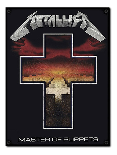 #1569 - Cuadro Decorativo Metallica Master Of Puppets Poster