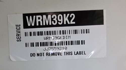 Heladera Whirlpool Wrm39ck Nofrost 340ls Color Inox Detalles Gris (Usado)