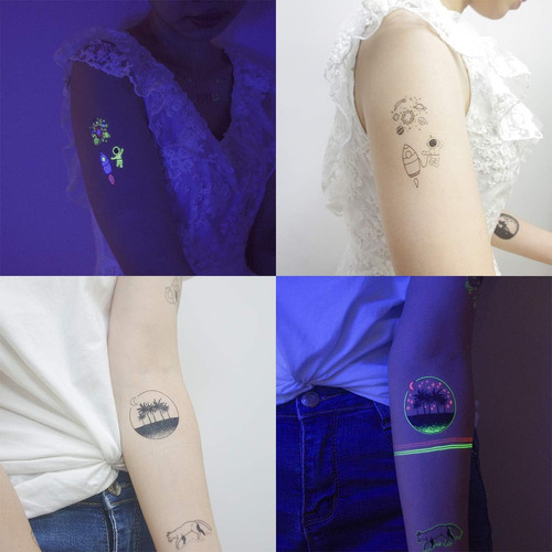 Oottati 15 Folhas De Adesivos De Tatuagem Temporária Que Bri