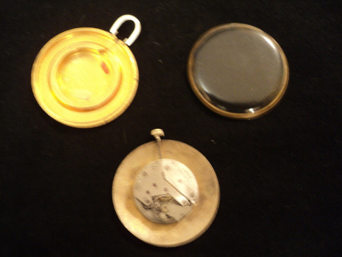 Reloj De Bolsillo Antiguo Cerrito Con Calendario Funcionando (Usado)