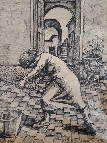 Luis Dottori - Dibujo Original - 54 X 40