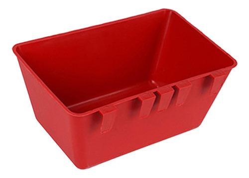 Aldeo De Colgante Alimentador De Aves De Corral De Rojo