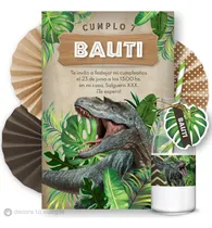 Comprar Kit Imprimible Dinosaurios Jurassic World Cumpleaños Candy B