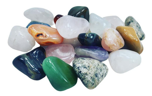 Pedras Roladas Mistas Naturais 4,5 A 6 Cm Extra Grande 1 Kg