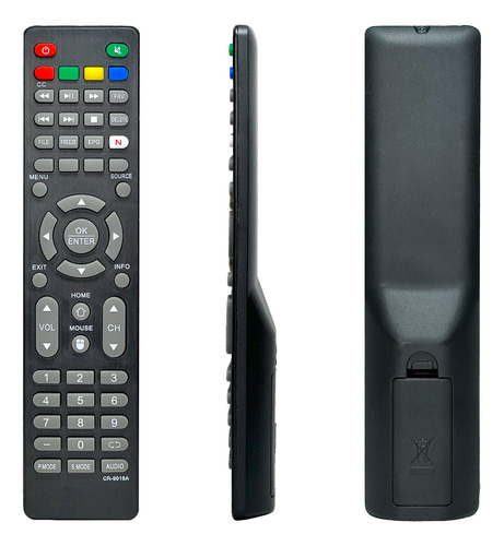 Control Para Winia Smart Tv Rc-901ba Netflix + Funda Y Pila
