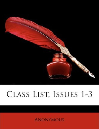 Libro Class List, Issues 1-3 - Anonymous