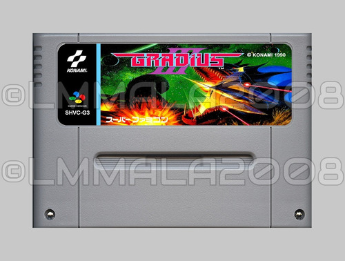 Gradius Iii 3 Original Em Português Snes Super Nintendo 