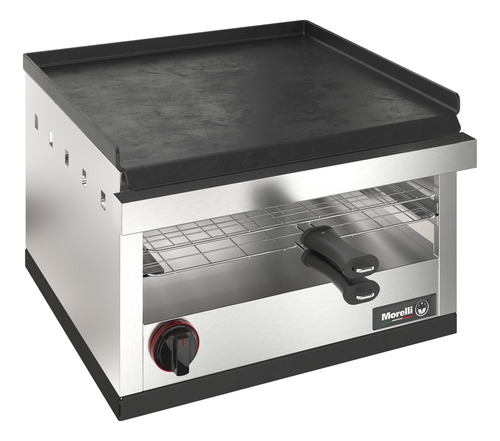 Plancha Lomitera Morelli Simple 6 Quemadores Gas Natural D3