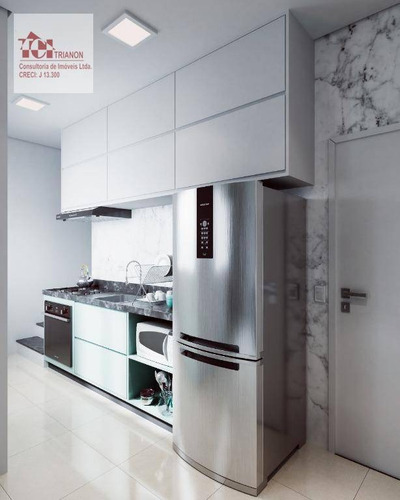 Imagem 4 de 8 de Cobertura Com 86 M² - 2 Dormitórios, 2 Vagas - À Venda - Vila Junqueira - Santo André/sp - Co0936