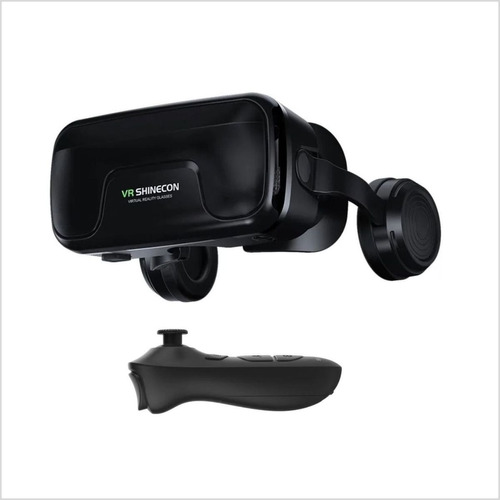 Óculos Shinecon Vr Virtual Reality Jogos 3d Com Controle