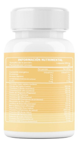 Caro Fit Bienestale Vitaminas Y Minerales 30 Caps Sabor Sin Sabor