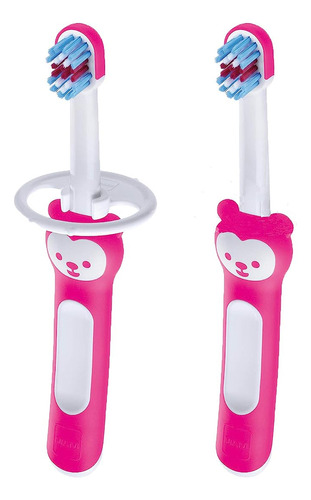 Cepillo De Dientes Baby Brush Mam Baby 2pz Rosa