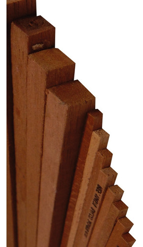 Varillas Madera De Cedro Cuadradas Y Redondas