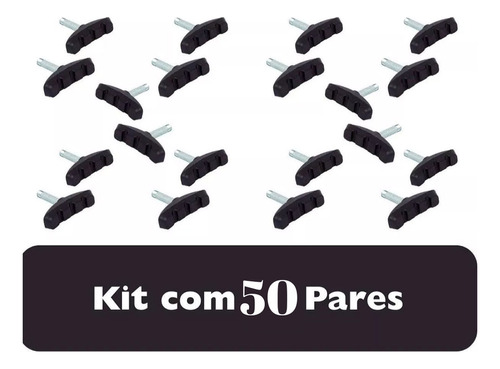 50 Pares Sapata Freio Bike Pedido 02