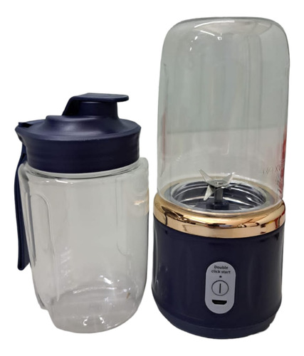 Juguera Licuadora Portatil Recargable + Termo 400ml Frutas