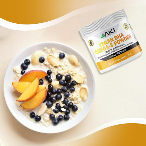 Suplementos De Polvo De Micro Algas Aki Omega 3 Dha - Vitami