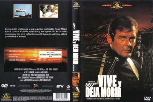 Vivir Y Dejar Morir - Roger Moore - Dvd
