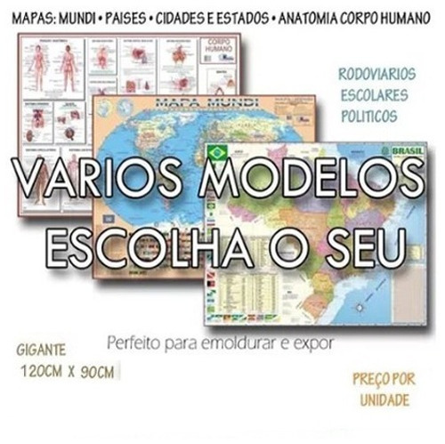 Kit Com 3 Mapas - A Escolher